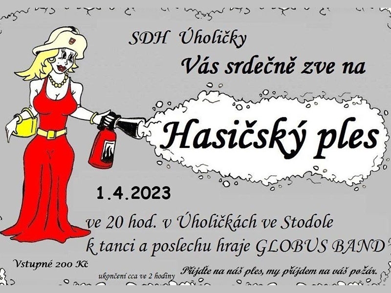 1.4.2023 Hasičský ples !!!